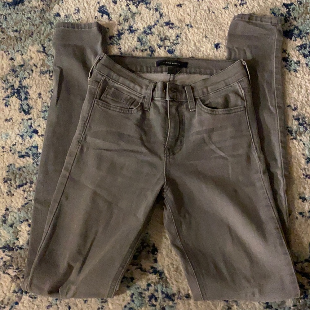 Grey skinny jeans